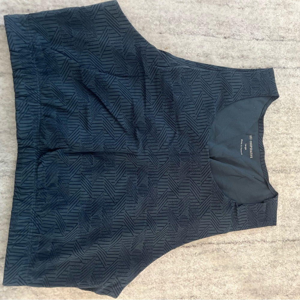 REI Co-Op Take Your Time Sports Bra Size Large Athletic Outdoors Comfort. Gray